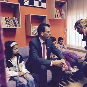 Bundesentwicklungsminister Dr. Gerd Müller besucht Straßenkinder